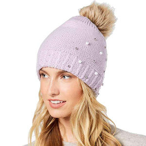 I.N.C. Women Shine Like The Night Beanie Lilac